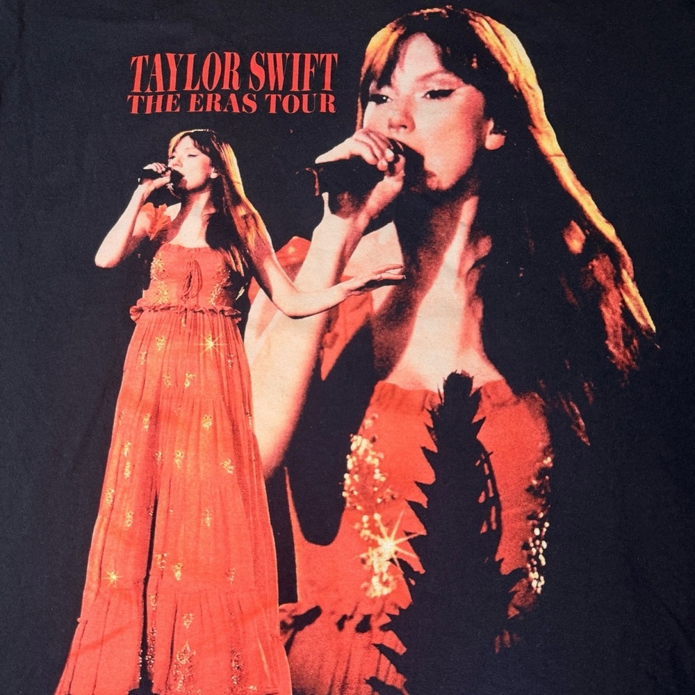 TAYLOR‎ SWIFT Tee | THE ERAS TOUR PHOTO BLACK T-SHIRT